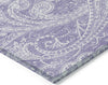 Piper Looms Chantille Paisley ACN654 Lavender Area Rug