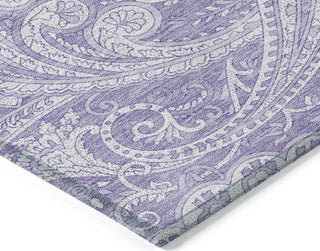 Piper Looms Chantille Paisley ACN654 Lavender Area Rug