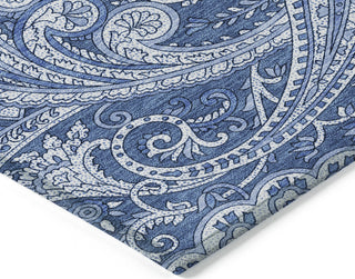 Piper Looms Chantille Paisley ACN654 Navy Area Rug