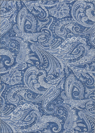 Piper Looms Chantille Paisley ACN654 Navy Area Rug