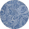 Piper Looms Chantille Paisley ACN654 Navy Area Rug