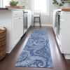 Piper Looms Chantille Paisley ACN654 Navy Area Rug