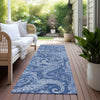 Piper Looms Chantille Paisley ACN654 Navy Area Rug