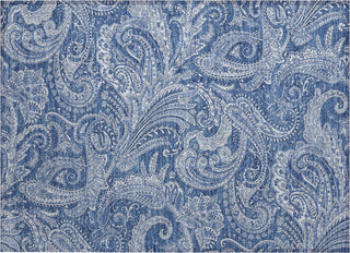 Piper Looms Chantille Paisley ACN654 Navy Area Rug