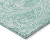 Piper Looms Chantille Paisley ACN654 Teal Area Rug