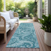 Piper Looms Chantille Paisley ACN654 Turquoise Area Rug