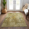 Piper Looms Chantille Abstract ACN655 Brown Area Rug