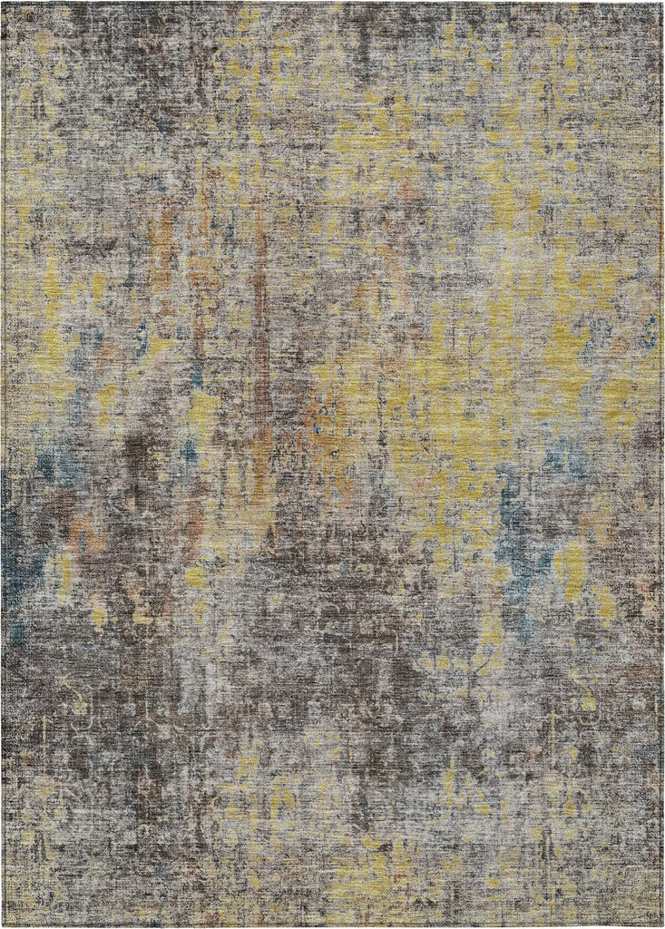 Piper Looms Chantille Abstract ACN655 Mocha Area Rug