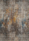 Piper Looms Chantille Abstract ACN655 Taupe Area Rug