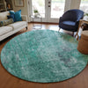 Piper Looms Chantille Abstract ACN655 Teal Area Rug