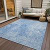 Piper Looms Chantille Abstract ACN656 Blue Area Rug