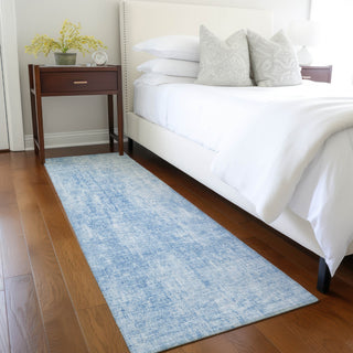 Piper Looms Chantille Abstract ACN656 Blue Area Rug