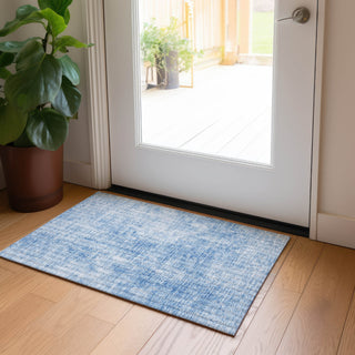 Piper Looms Chantille Abstract ACN656 Blue Area Rug