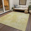 Piper Looms Chantille Abstract ACN656 Gold Area Rug