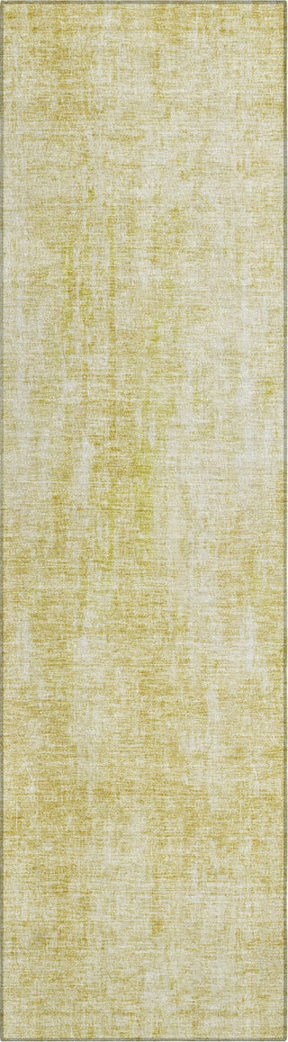 Piper Looms Chantille Abstract ACN656 Gold Area Rug