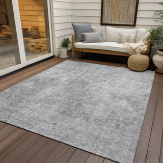 Piper Looms Chantille Abstract ACN656 Gray Area Rug