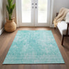 Piper Looms Chantille Abstract ACN656 Teal Area Rug
