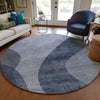 Piper Looms Chantille Art Deco ACN657 Blue Area Rug