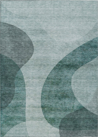 Piper Looms Chantille Art Deco ACN657 Green Area Rug