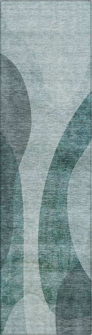 Piper Looms Chantille Art Deco ACN657 Green Area Rug