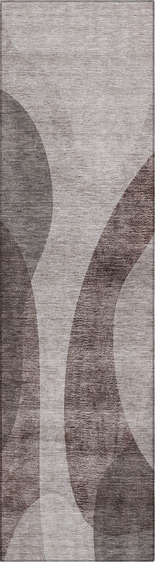 Piper Looms Chantille Art Deco ACN657 Mocha Area Rug