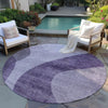 Piper Looms Chantille Art Deco ACN657 Purple Area Rug