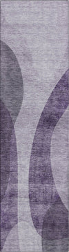 Piper Looms Chantille Art Deco ACN657 Purple Area Rug