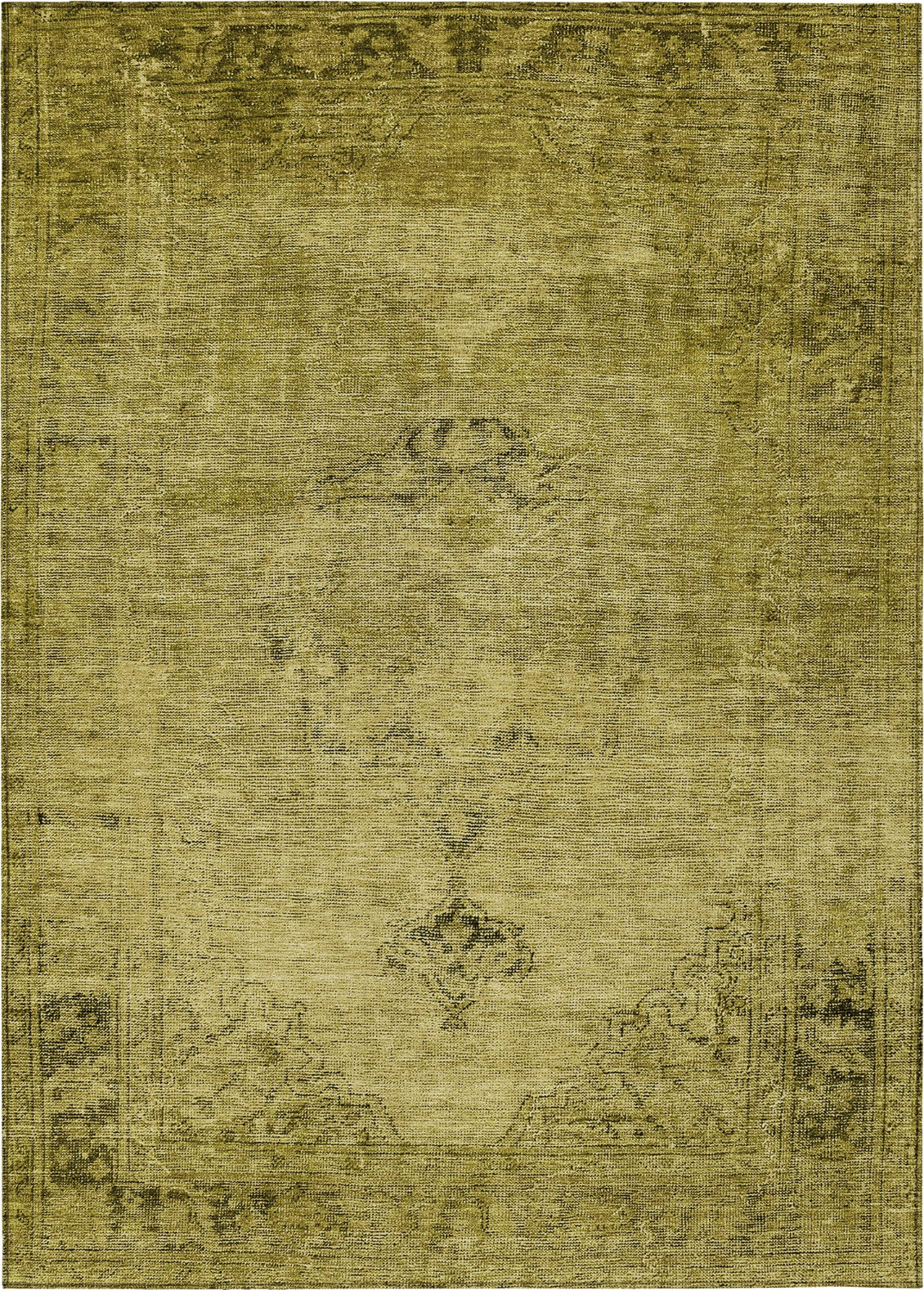 Piper Looms Chantille Oriental ACN658 Gold Area Rug