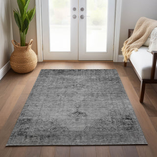 Piper Looms Chantille Oriental ACN658 Gray Area Rug