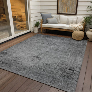 Piper Looms Chantille Oriental ACN658 Gray Area Rug