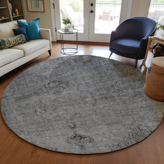 Piper Looms Chantille Oriental ACN658 Gray Area Rug