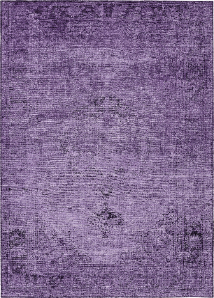 Piper Looms Chantille Oriental ACN658 Purple Area Rug