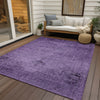 Piper Looms Chantille Oriental ACN658 Purple Area Rug