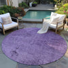 Piper Looms Chantille Oriental ACN658 Purple Area Rug