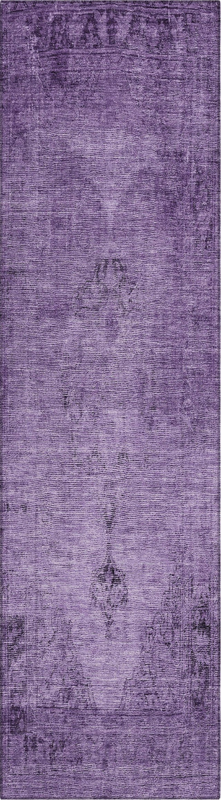 Piper Looms Chantille Oriental ACN658 Purple Area Rug