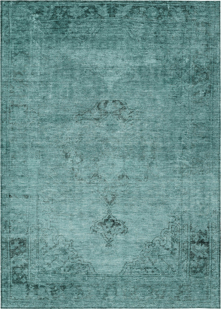 Piper Looms Chantille Oriental ACN658 Teal Area Rug