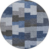 Piper Looms Chantille Geometric ACN659 Blue Area Rug