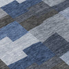 Piper Looms Chantille Geometric ACN659 Blue Area Rug