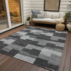 Piper Looms Chantille Geometric ACN659 Gray Area Rug