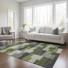 Piper Looms Chantille Geometric ACN659 Olive Area Rug