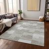 Piper Looms Chantille Geometric ACN659 Taupe Area Rug Lifestyle Image Feature