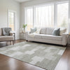 Piper Looms Chantille Geometric ACN659 Taupe Area Rug