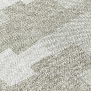 Piper Looms Chantille Geometric ACN659 Taupe Area Rug