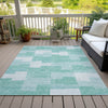 Piper Looms Chantille Geometric ACN659 Teal Area Rug