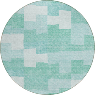 Piper Looms Chantille Geometric ACN659 Teal Area Rug