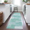 Piper Looms Chantille Geometric ACN659 Teal Area Rug