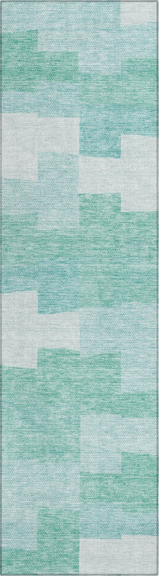 Piper Looms Chantille Geometric ACN659 Teal Area Rug