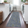 Piper Looms Chantille Floral ACN660 Denim Area Rug