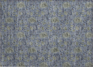 Piper Looms Chantille Floral ACN660 Denim Area Rug