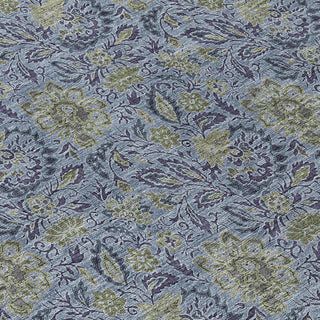 Piper Looms Chantille Floral ACN660 Denim Area Rug